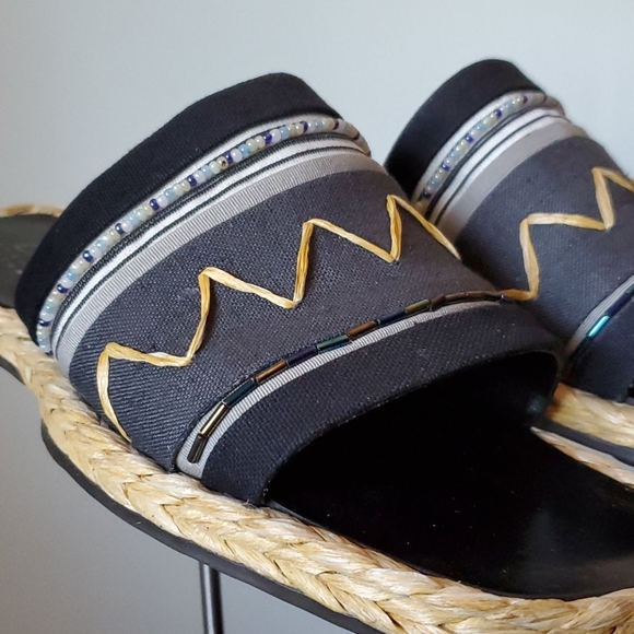 BCBG MaxAzria Beaded Slides - Picture 3 of 8